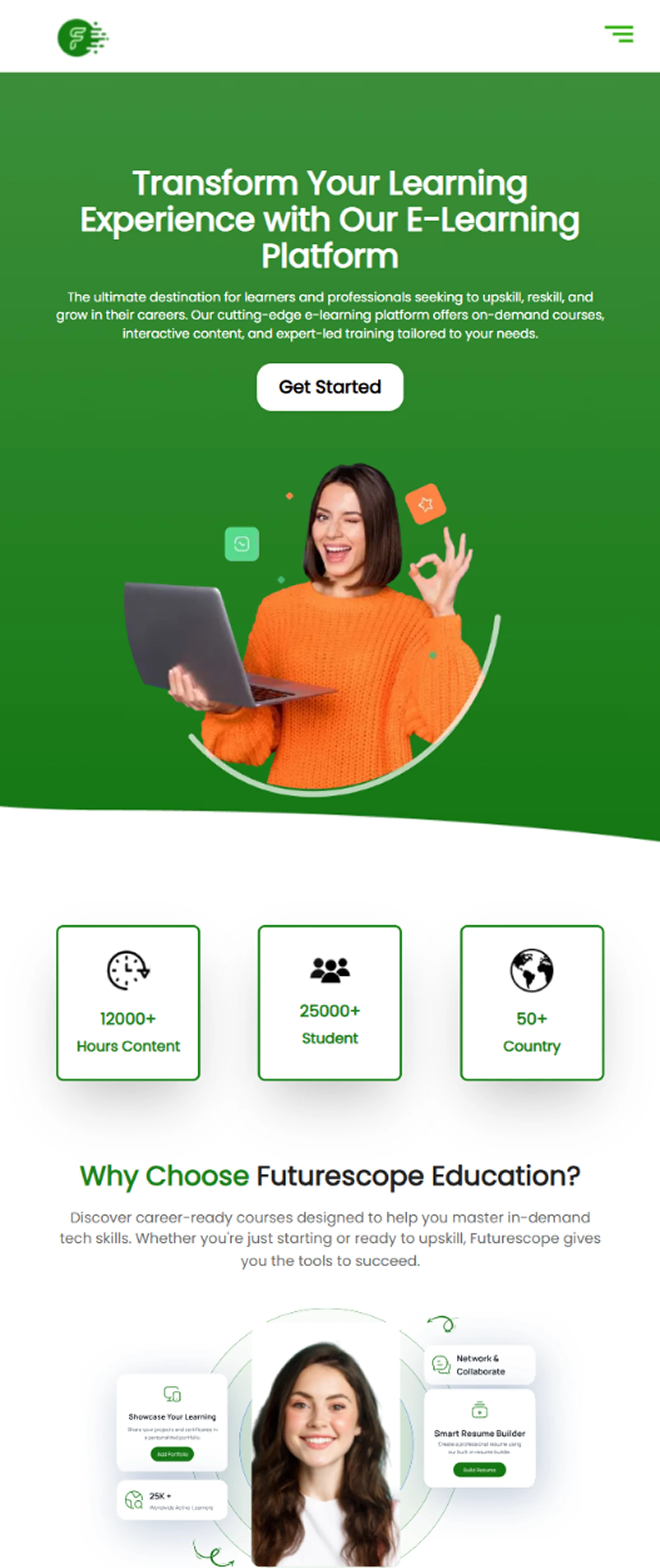 Future scope Website - secondary