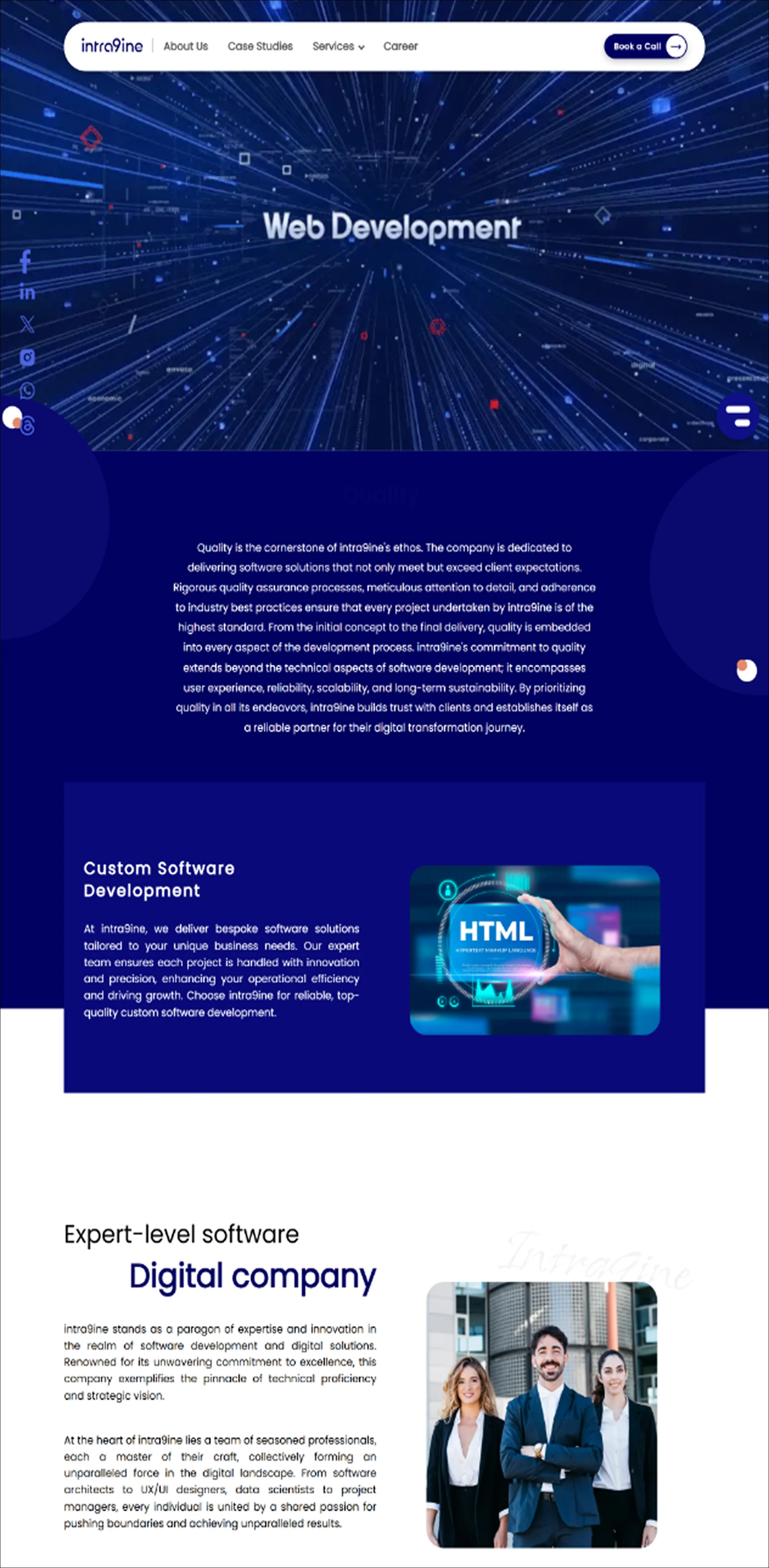 Intranine Website