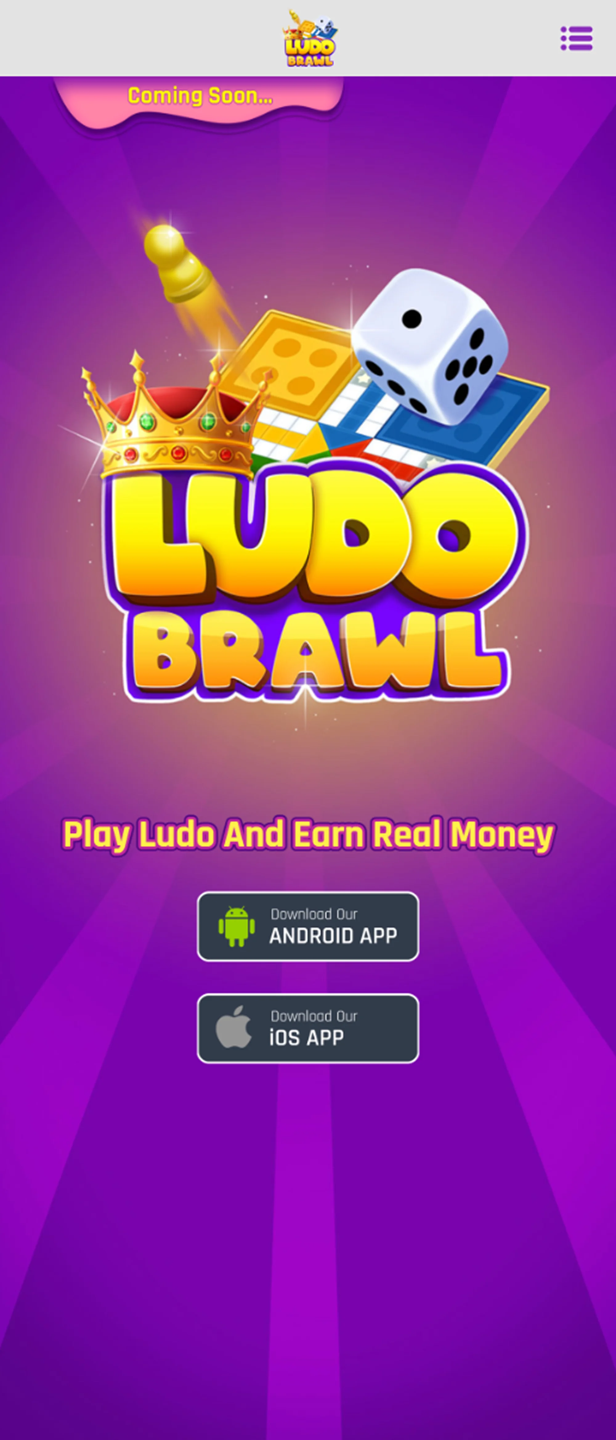 Ludo Brawl Website - secondary